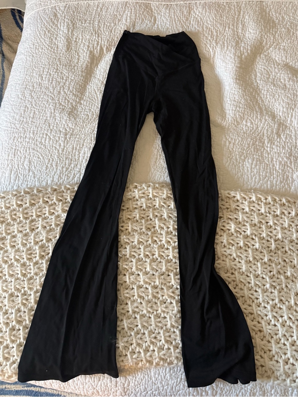 Aerie Black Flared Leggings